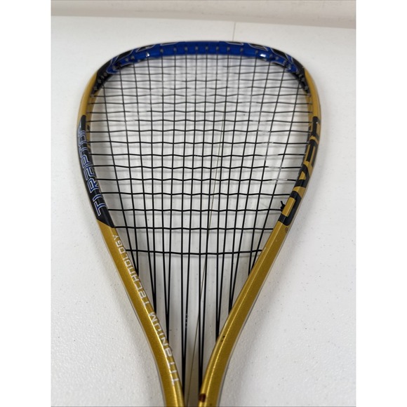 HEAD Ti Raptor Titanium Technology Racquetball Racket - 3-5/8‎ Yellow/Blue READ - Picture 7 of 7
